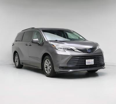 Gray 2023 Toyota Sienna Hybrid LE