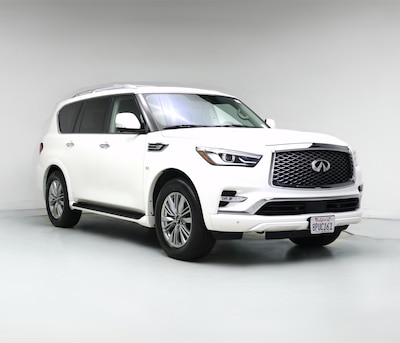 White 2020 Infiniti QX80 Luxe