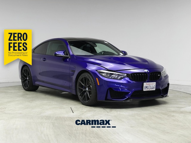 Blue 2019 BMW M4 Coupe Rear-Wheel Drive Automatic