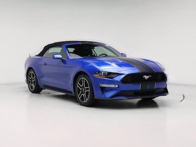 Blue 2020 Ford Mustang Ecoboost Premium