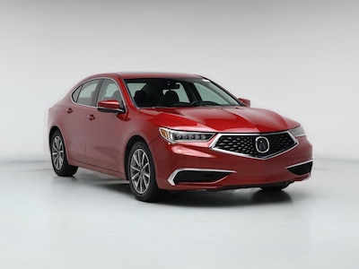 Red 2020 Acura TLX