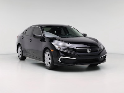 Black 2019 Honda Civic LX