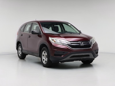 Red 2015 Honda CR-V LX