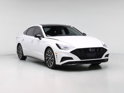 White 2020 Hyundai Sonata SEL Plus
