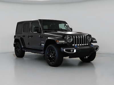 Gray 2022 Jeep Wrangler 4XE PHEV Unlimited Sahara