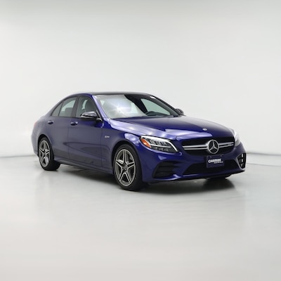 Blue 2020 Mercedes-Benz C43 AMG