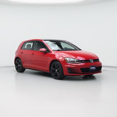 Red 2017 Volkswagen GTI SE