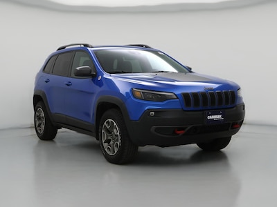 Blue 2020 Jeep Cherokee Trailhawk