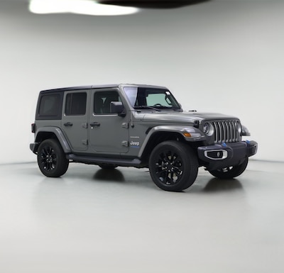 Gray 2022 Jeep Wrangler 4XE PHEV Unlimited Sahara