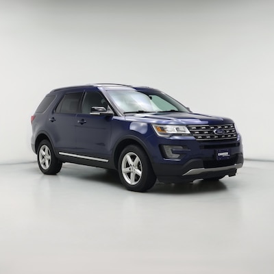 Blue 2017 Ford Explorer XLT