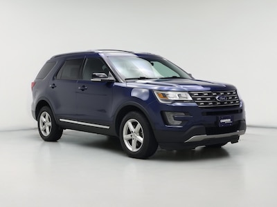Blue 2017 Ford Explorer XLT