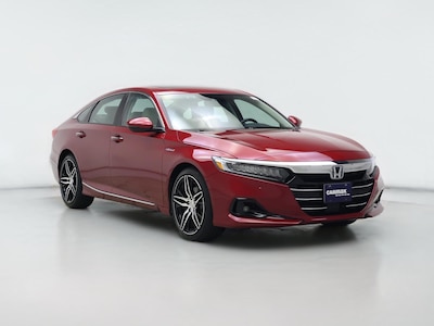 Red 2021 Honda Accord Hybrid Touring