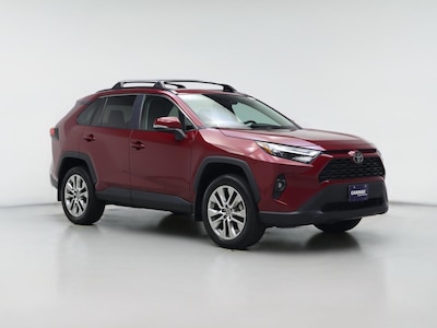Red 2022 Toyota RAV4 XLE Premium