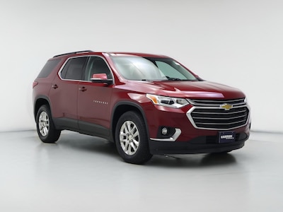 Red 2021 Chevrolet Traverse LT Leather