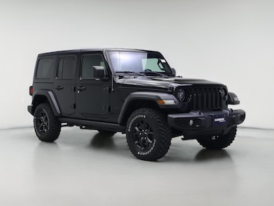 Black 2022 Jeep Wrangler Unlimited Willys