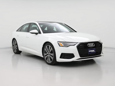 White 2021 Audi A6 Premium Plus