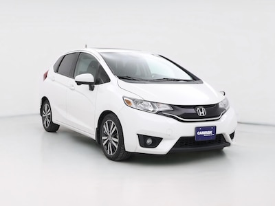 White 2015 Honda Fit EX
