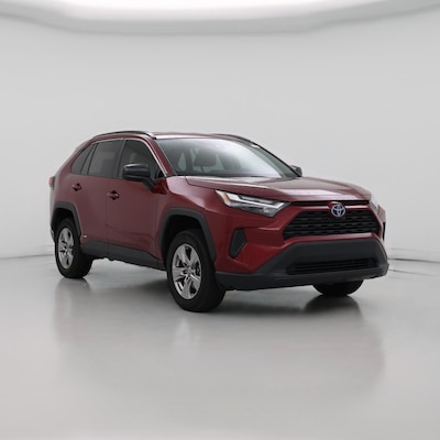 Red 2023 Toyota RAV4 Hybrid LE