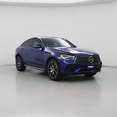 Blue 2022 Mercedes-Benz GLC43 AMG Coupe