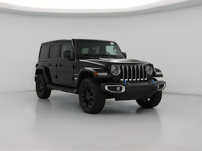 Black 2022 Jeep Wrangler 4XE PHEV Unlimited Sahara