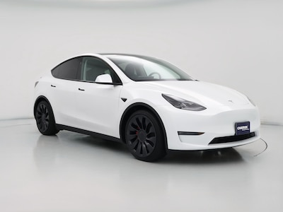 White 2025 Tesla Model Y Performance