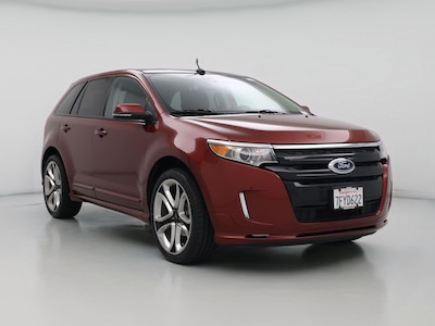 Red 2014 Ford Edge Sport