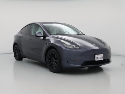 Gray 2022 Tesla Model Y Long Range