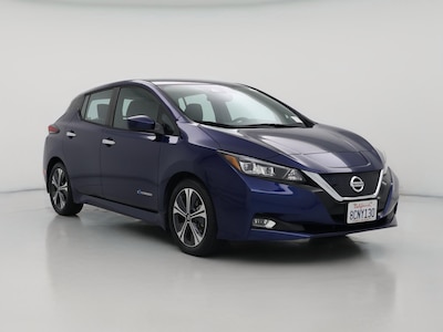 Blue 2018 Nissan Leaf SV