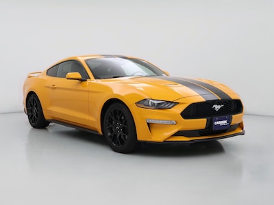 Orange 2019 Ford Mustang Ecoboost