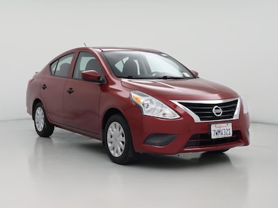 Red 2016 Nissan Versa S Plus