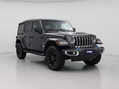 Gray 2022 Jeep Wrangler 4XE PHEV Unlimited Sahara