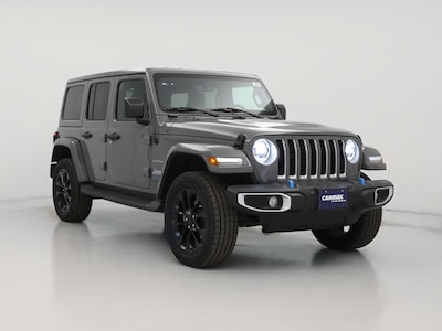 Gray 2022 Jeep Wrangler 4XE PHEV Unlimited Sahara