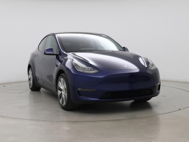 Blue 2022 Tesla Model Y Long Range AWD SUV / Crossover All-Wheel Drive Automatic
