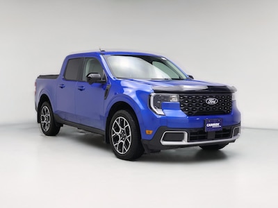 Blue 2025 Ford Maverick Lariat