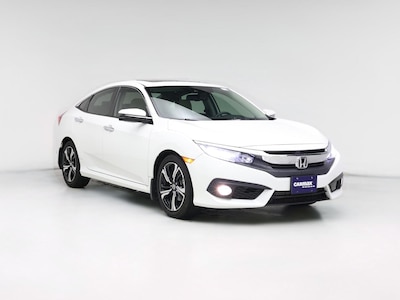 White 2017 Honda Civic Touring