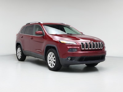 Red 2014 Jeep Cherokee Limited
