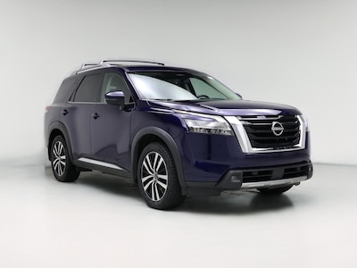 Blue 2023 Nissan Pathfinder Platinum