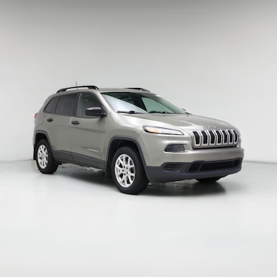 Tan 2017 Jeep Cherokee Sport