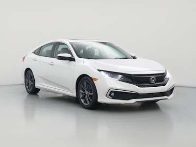 White 2020 Honda Civic EX
