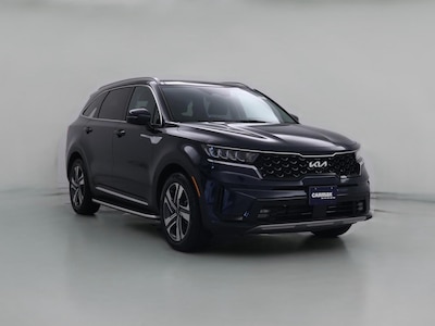 Blue 2022 Kia Sorento Hybrid EX