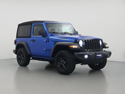Blue 2021 Jeep Wrangler Willy's