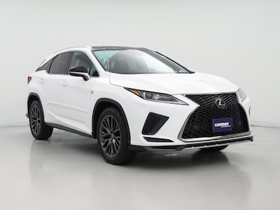 White 2021 Lexus RX 350 F-SPORT Handling