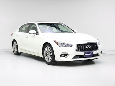 White 2018 Infiniti Q50 Luxe