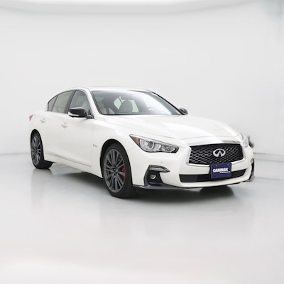 White 2019 Infiniti Q50 Red Sport 400