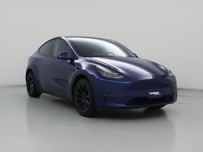 Blue 2021 Tesla Model Y Long Range