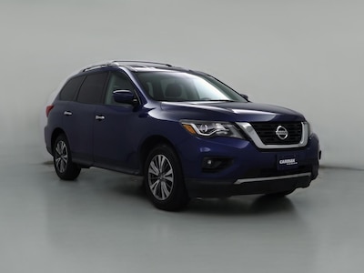 Blue 2017 Nissan Pathfinder SV