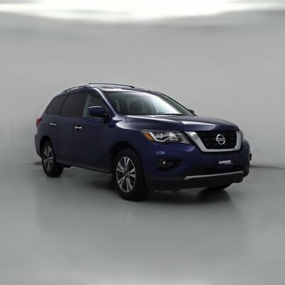 Blue 2017 Nissan Pathfinder SV