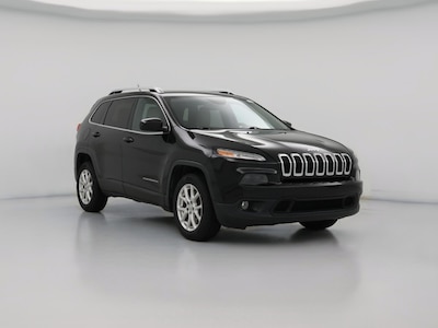 Black 2015 Jeep Cherokee Latitude