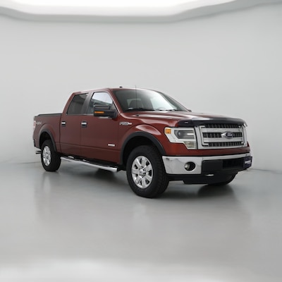 Red 2014 Ford F150 XLT