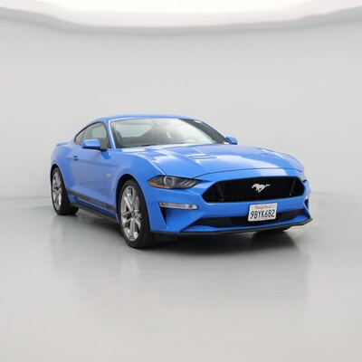 Blue 2022 Ford Mustang GT Premium